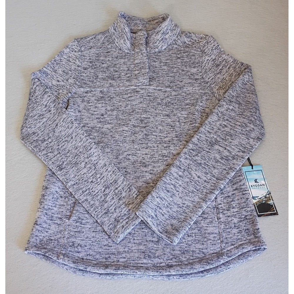 Kyodan Outdoors Women's Gray Marbled Pullover Sweater Size Med Gorpcore NEW
